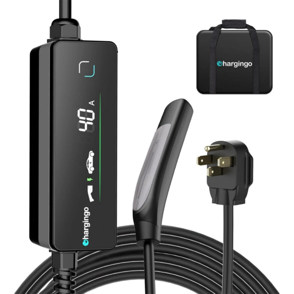 Portable Level 2 Tesla EV Charger 40A NEMA 14-50, 25ft NACS Adjustable