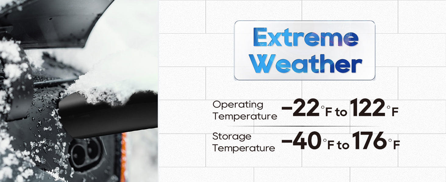 Chargingo portable EV charger designed for extreme weather with wide operating temperature range