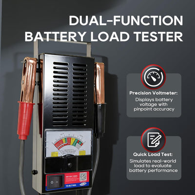 TOPDC 100A 6V/12V Battery & System Load Tester