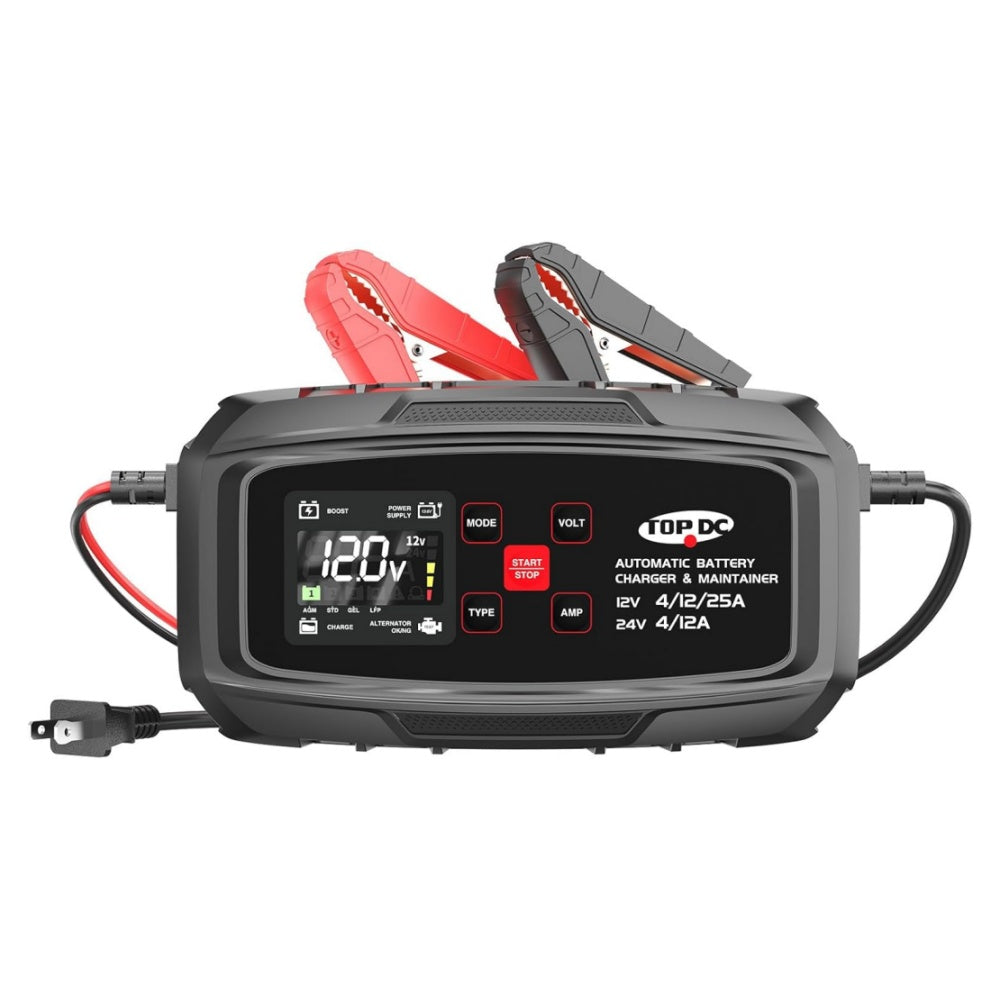 TOPDC 25A Smart Battery Charger with Boost Mode