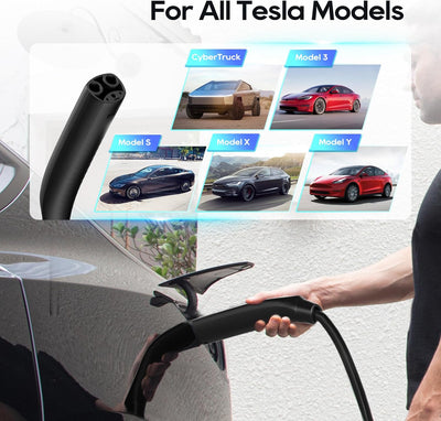 Chargingo 40A Portable Tesla EV Charger | NACS, 9.6kW, 25-ft Cable