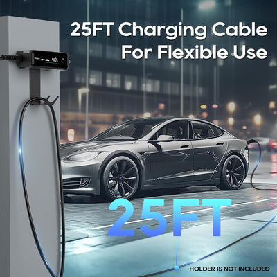 Chargingo 40A Portable Tesla EV Charger | NACS, 9.6kW, 25-ft Cable