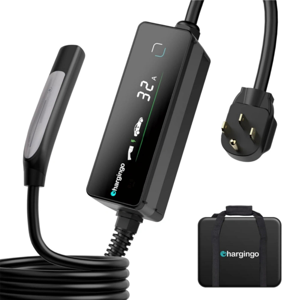 Chargingo 32A Portable Tesla EV Charger | NACS, NEMA 14-50, 25-ft Cable