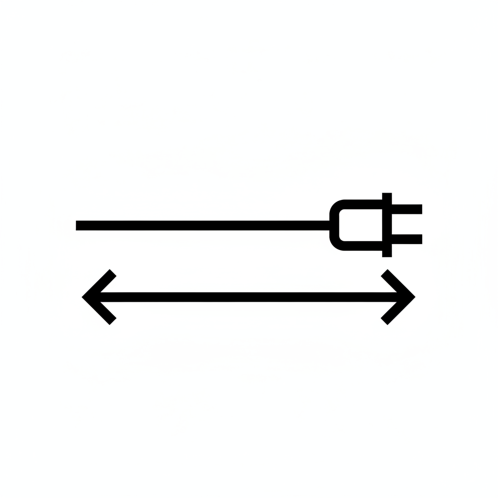 Cable Length Icon